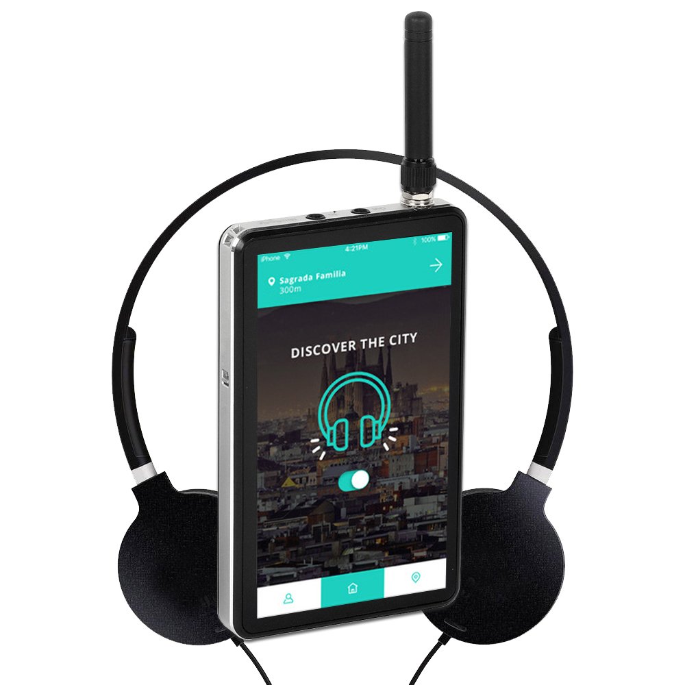 ODM 5.5inch Multimedia Tour Guide IR NFC RFID Android Translator Android Handheld Audio Guide Mobile